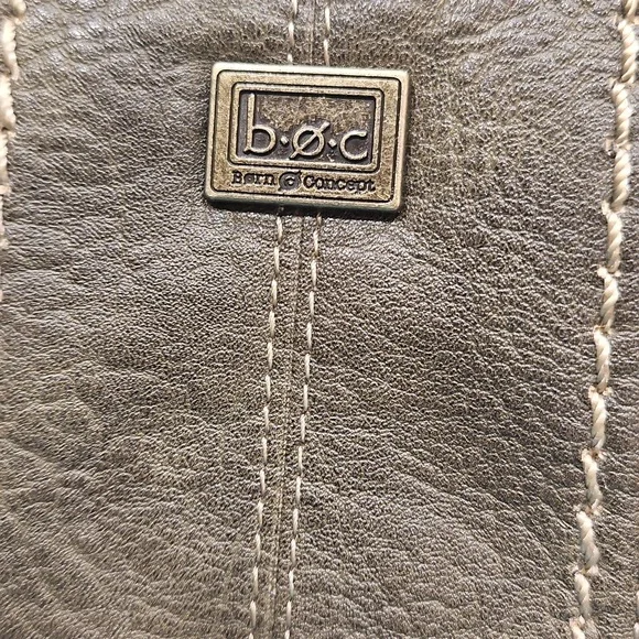 b.o.c. Green Leather Wallet with Decorative Stitching - Picture 2 of 4